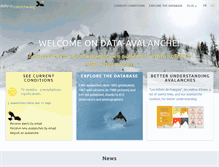 Tablet Screenshot of data-avalanche.org